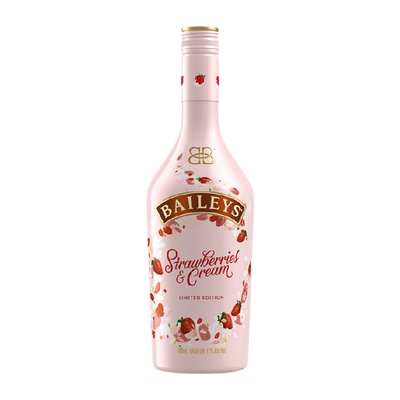 百利甜酒力娇酒奶油草莓味700ml