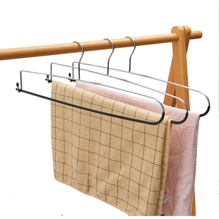 桢美加粗实心浴巾架床单被单晾晒架大号晒被子神器家用防滑晾衣架