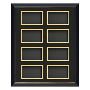 球星亚克力卡砖装裱框收纳框实木收藏展示框防尘画框 定制展示盒