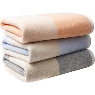 孚日洁玉浴巾3A级抗菌男女洗澡家用柔软吸水不掉毛成人大毛巾裹巾