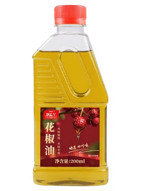 四川汉源正宗特麻花椒油200ml装