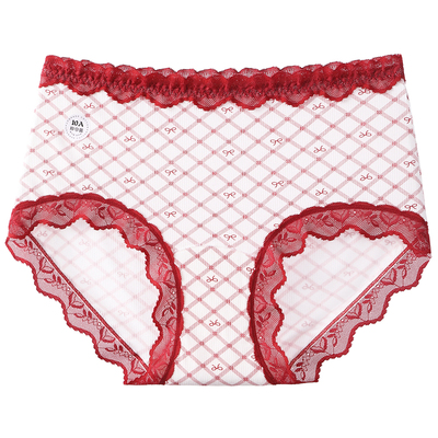 本命年大码女内裤结婚喜庆红短裤