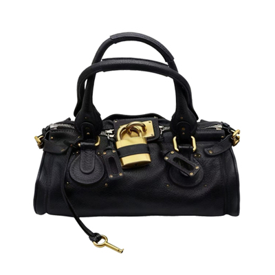 破产姐妹卡洛琳同款帕丁顿锁头包