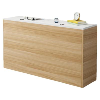 床头床尾夹缝长条窄收纳柜飘窗抽屉柜阳台换鞋柜沙发边柜定制定做