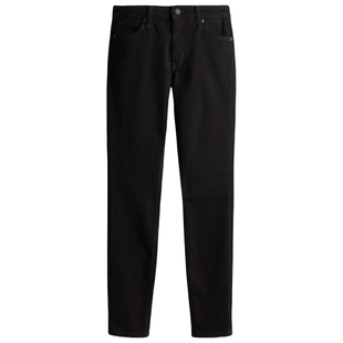 HM女装牛仔裤春季修身版型休闲中腰及踝牛仔裤潮流长裤1199181