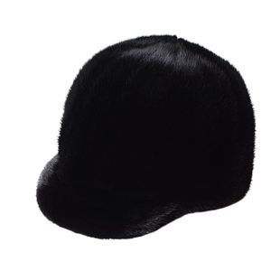 水貂帽子女男鸭舌帽真皮护耳加厚保暖貂皮骑士帽冬季貂毛皮草帽子