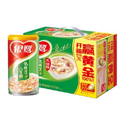银鹭低糖莲子八宝粥360g*12罐