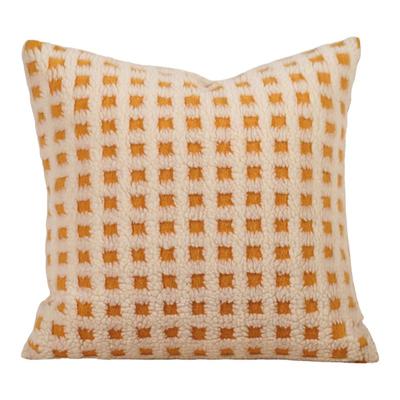 『奶油风』抱枕靠垫抱枕床头靠枕卧室客厅沙发方形格纯色靠背腰靠