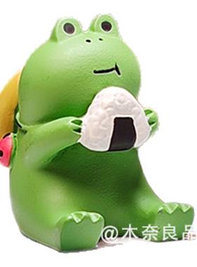 稻花香正是农忙时丰收季稻草人饭团日式猫咪装饰礼物摆件拍照道具