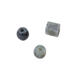 天然和田玉青花籽料雕刻桶珠盘珠配件吊坠女款玉石锁骨链挂坠饰品