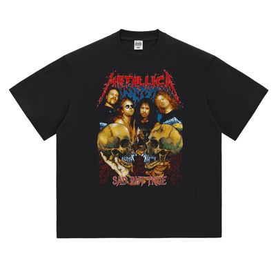 Metallica重金属乐队摇滚T恤