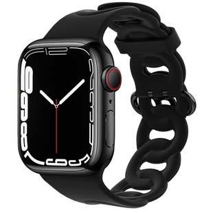 适用iwatch表带硅胶s11苹果手表se表带applewatch表带ultra3创意s10代9/8/7新款45mm41/44女生s8高级40运动s7