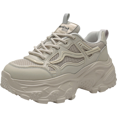 大东显脚小厚底增高老爹鞋