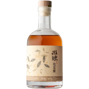 桂花香气非常浓郁，米香和一点坚果、焦糖紧随其后｜23度的桂花酒