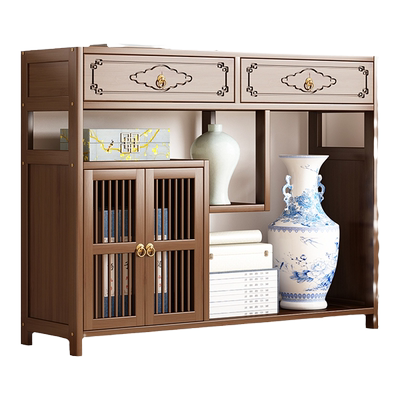 【稳固不晃】新中式博古架茶叶柜