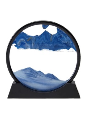 流沙画沙漏摆件创意装饰品