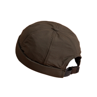 夏季雅痞复古街头速干薄款嘻哈地主帽女日系简约时尚寸头瓜皮帽男