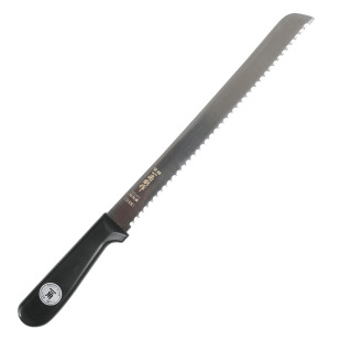 三能器具 SN4802 26cm锯刀(黑塑料柄）面包刀/蛋糕锯齿刀/长切刀
