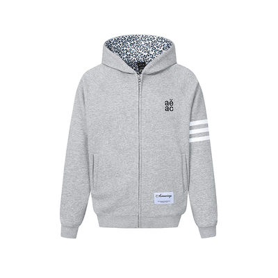 DARKAGE原创豹纹内里连帽卫衣