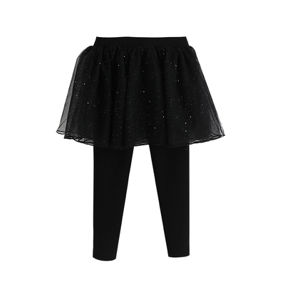 秋冬季裙裤儿童打底裤加绒裤子