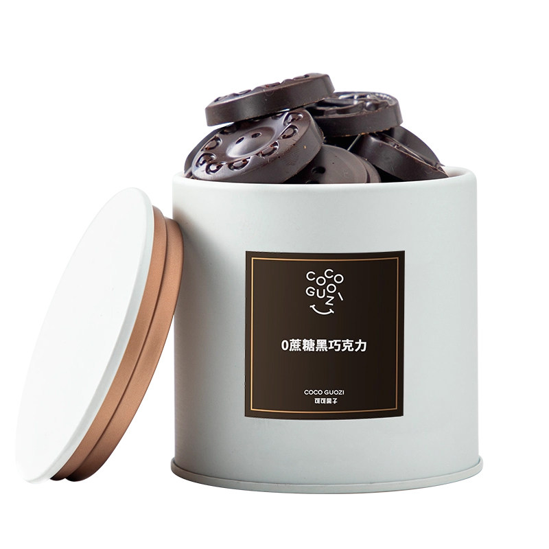 无蔗糖纯可可脂黑巧克力