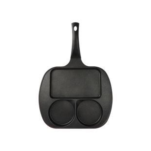 韩国进口kitchenart陶瓷不粘锅煎蛋神器姜妍同款煎锅三合一早餐锅