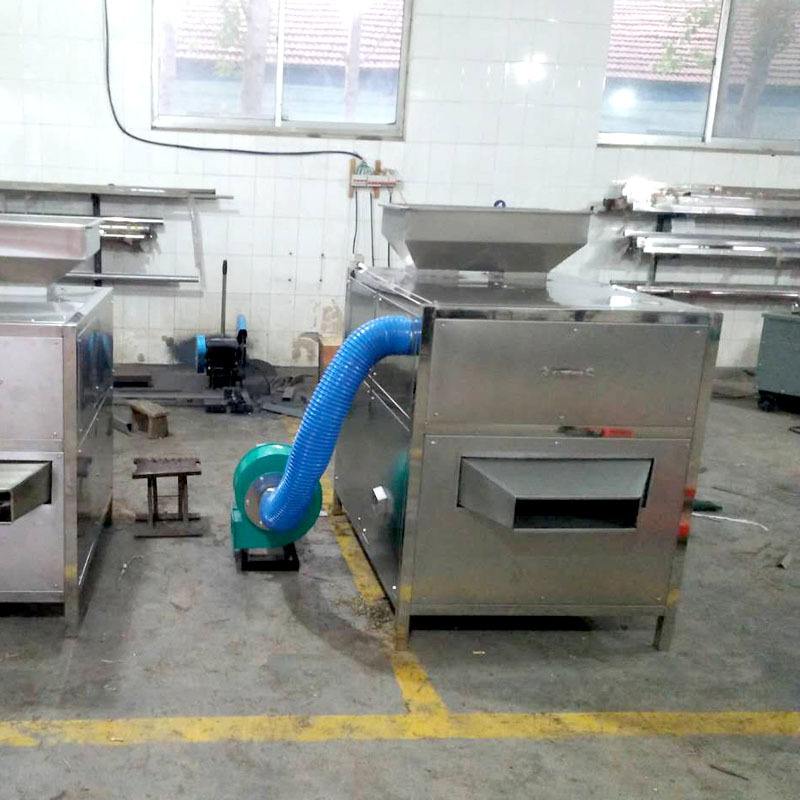 定制熟花生半粒机 花生脱红衣机 花生脱皮机 熟花生去皮机