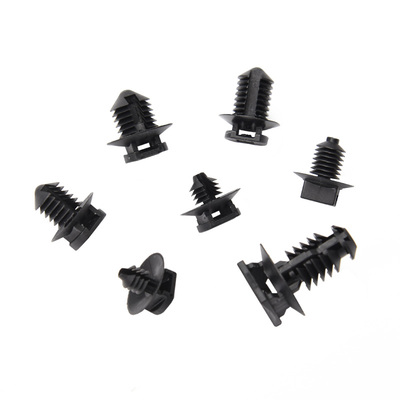 插销螺旋杉树形可拆卸扎带黑色