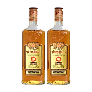 古越龙山绍兴黄酒无焦糖色库藏金五年600ml*2瓶绍兴酒半干花雕酒