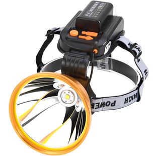 四核P100强光头灯充电超亮Led头戴式照明手电筒疝气户外远射矿灯