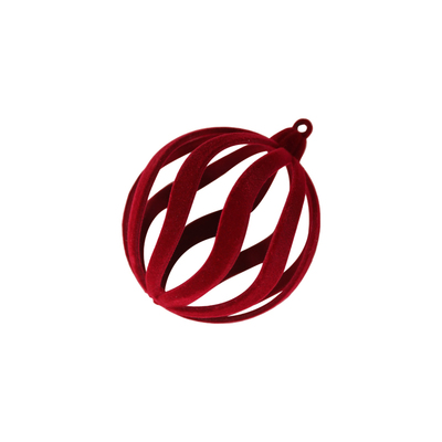 红丝绒款圣诞装饰球系列