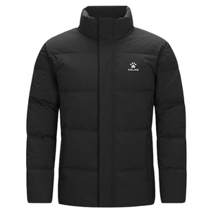 kelme卡尔美羽绒服男短款鸭绒立领2025冬季新款户外运动训练保暖