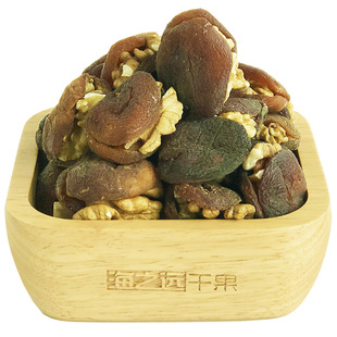 250g海之远杏夹核桃香甜无核杏脯肉加香脆核桃仁孕妇零食新疆特产