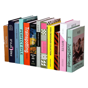 现代简约假书摆件仿真书道具书装饰书装饰品北欧风格创意书柜书盒