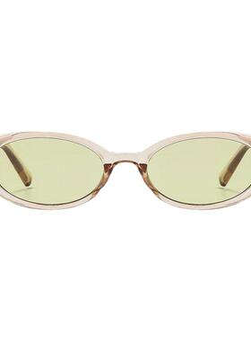 椭圆形复古小框墨镜防紫外线男女