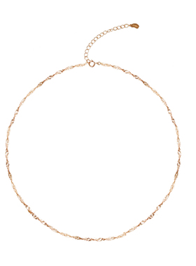 高级感的百搭基础款纽带项链