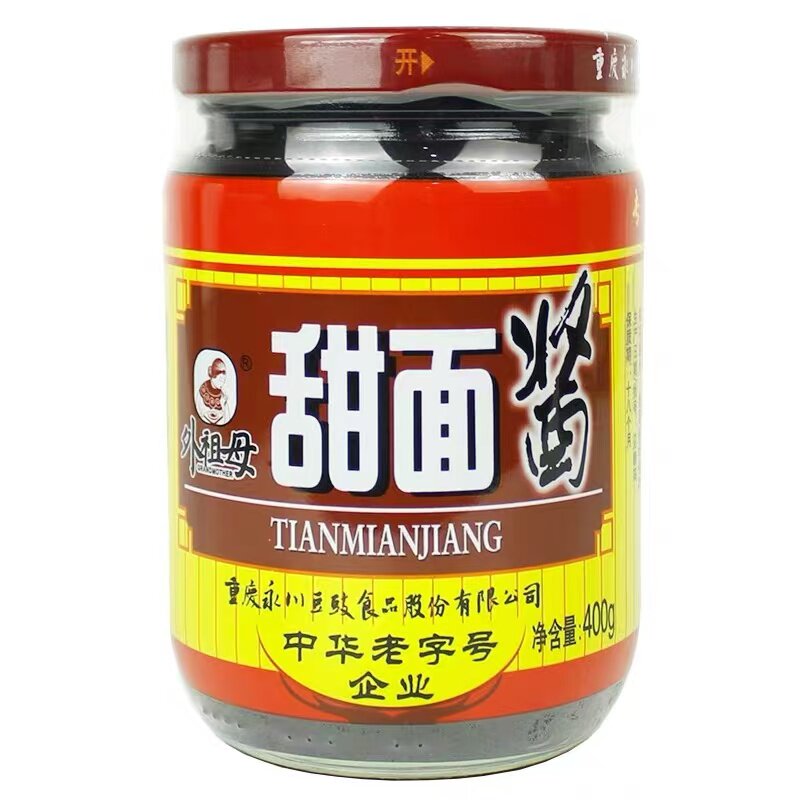 永川外祖母甜面酱400g玻璃瓶装