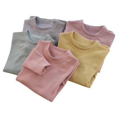 儿童保暖无骨秋衣T恤打底衫