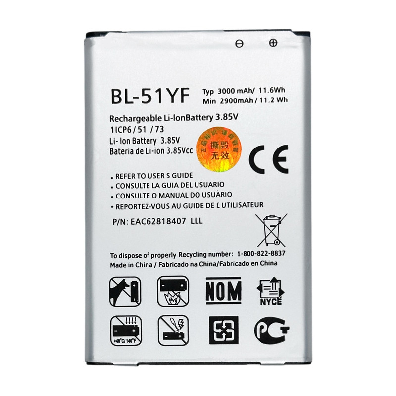 适用LG G4手机电池lg H818 H810 H815 H819 VS999电池BL-51YF电板