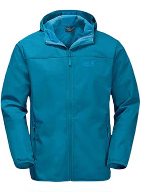 Jack wolfskin/狼爪户外运动防风保暖加绒男子软壳外套 1304001