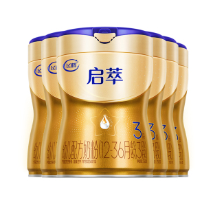 飞鹤启萃3段顶量SN-2DHA婴儿配方奶粉750g 8种HMOs 益生菌*6罐