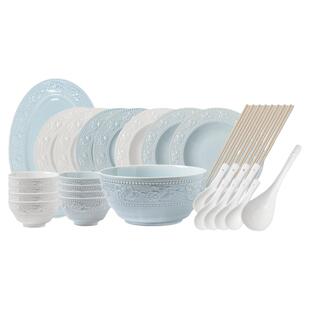 新年会礼品物碗筷套装乔迁之喜入宅餐具套装乔迁新居迁乔碗碟碗盘