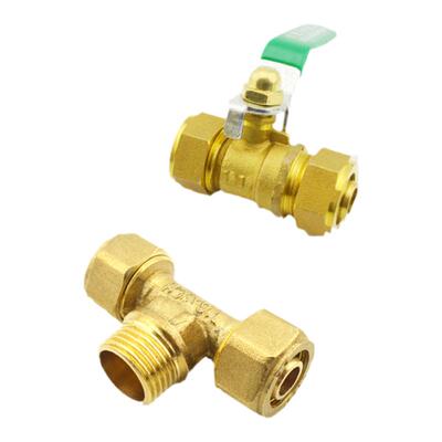 太阳能铝塑管1418铜接头配件