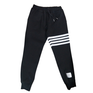 原创TB卫裤红白蓝织带运动休闲裤男女情侣装小脚束脚裤哈伦长裤潮