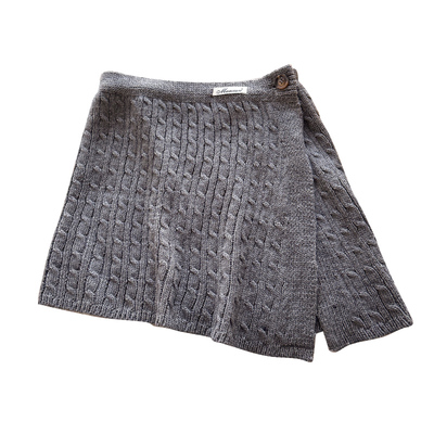 半身裙屁帘针织毛线保暖穿搭