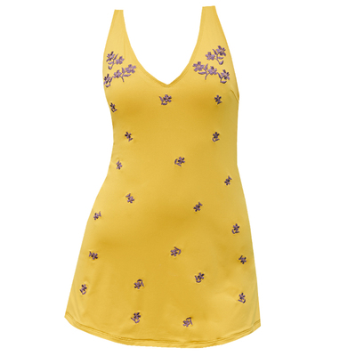 KISSINGGOURAMI刺绣女连体泳衣