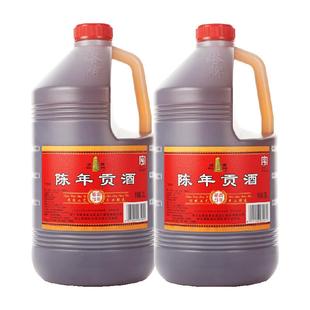 塔牌黄酒陈年贡酒3L*2三年陈桶装料酒调味自饮烹饪干型低甜度烧菜