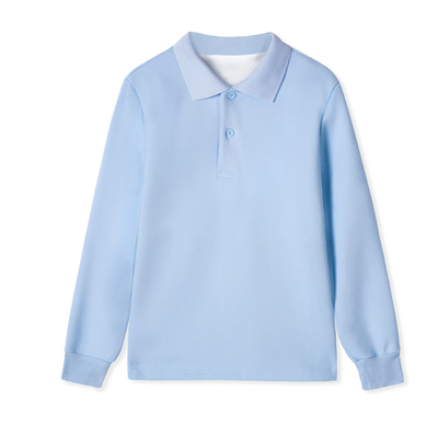 男童加绒Polo衫加厚T恤