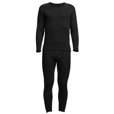 男士保暖内衣加绒加厚秋衣秋裤套装冬季青少年中老年人睡衣自发热