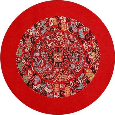 150仿真丝织中国沙发坐垫布料